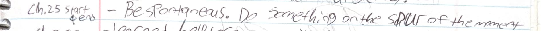 Handwritten notes