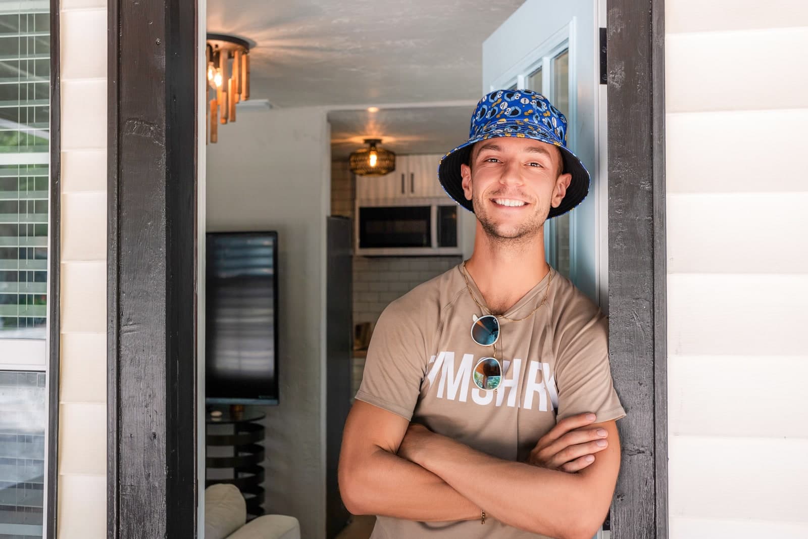 Proud of (re)building his own home Jordan